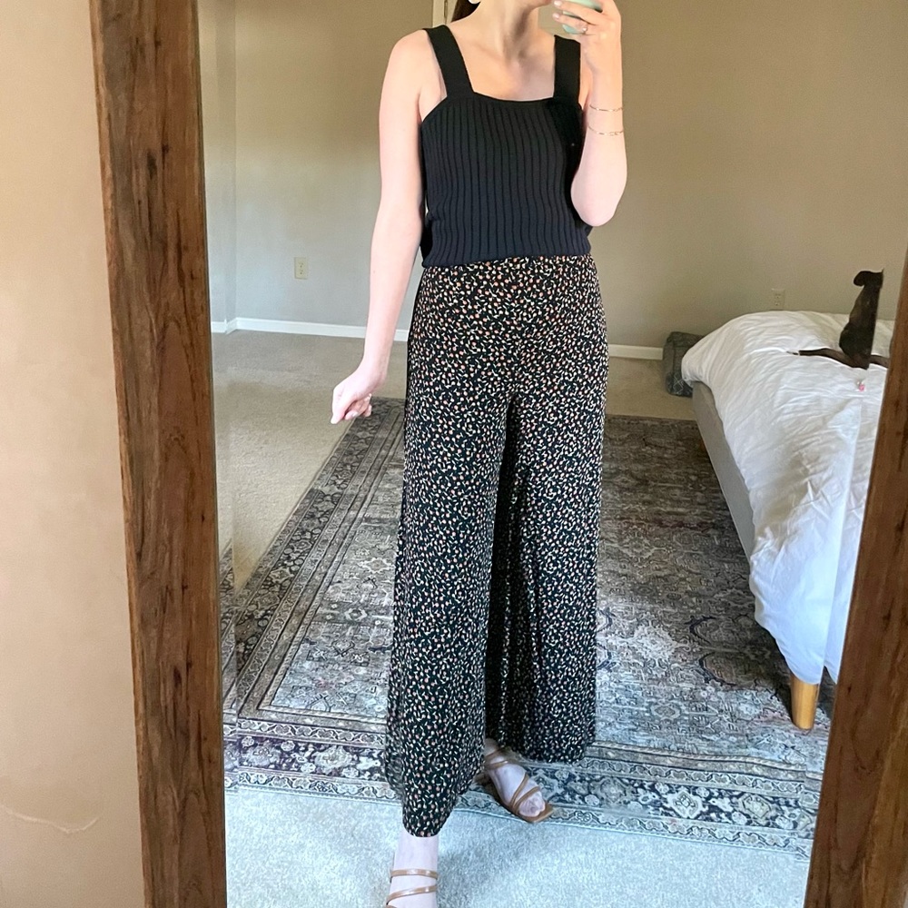 🌿 3 for $12 | Free People Printed Wide Leg Pant